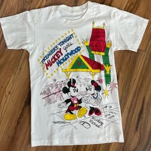 Vintage Disney Mickey and Minnie Mouse Hollywood shirt